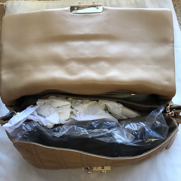 💯 authentic Dior new lock medium lamb natural - Picture 12 of 16